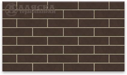 Фасадные Термопанели Аляска Amsterdam brown купить в Калаче-на-Дону