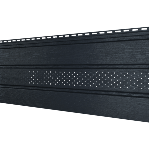 Софит Ю-Пласт Классический, перфорация по центру графит купить в Калаче-на-Дону