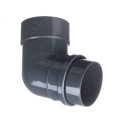 Колено 72° Docke Lux ПВХ - Графит купить в Калаче-на-Дону