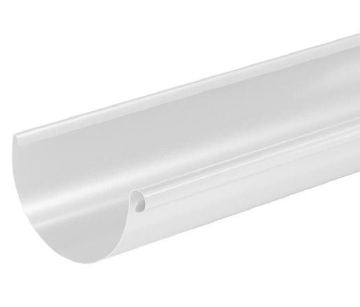 Водосток Aquasistem, система 125x90 - Водосточный желоб 3.00м RAL 9003 Белый купить в Калаче-на-Дону