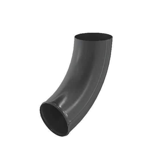 Водосток Aquasistem, система 150/100 - Отвод трубы RAL 7024 Тёмно-серый купить в Калаче-на-Дону