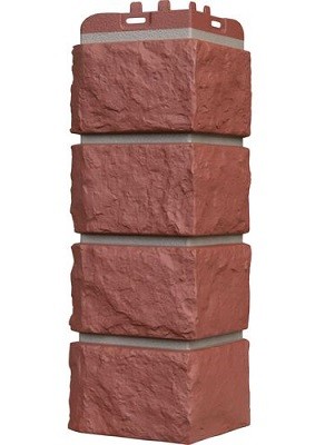 Угол наружный Grand Line Колотый Камень Корица, Шов темно-бежевый