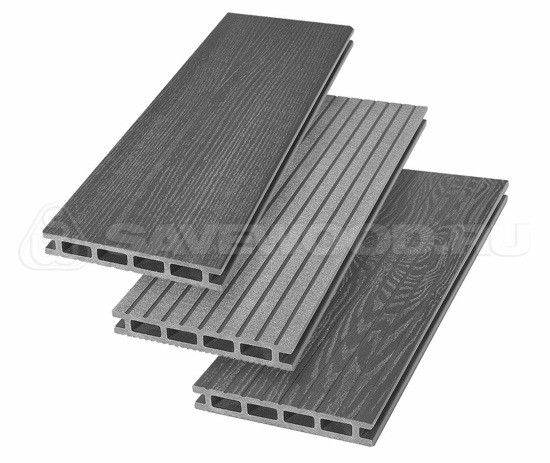 Террасная доска из ДПК SW Carpinus (R) — двухсторонняя графит купить в Калаче-на-Дону