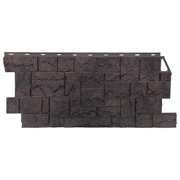 Фасадная панель FineBer, Камень Дикий, Коричневый купить в Калаче-на-Дону