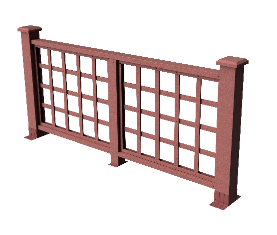 Ограждения декоративное ДПК GRINDERDECO Дувр мербау купить в Калаче-на-Дону