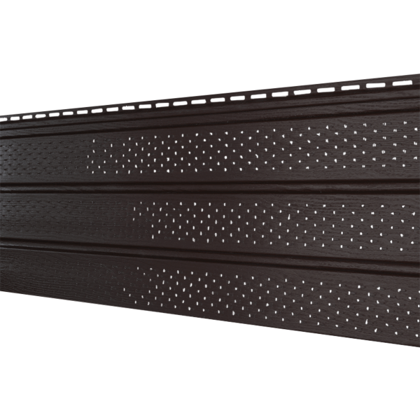 Софит Ю-Пласт Классический, с полной перфорацией коричневый купить в Калаче-на-Дону