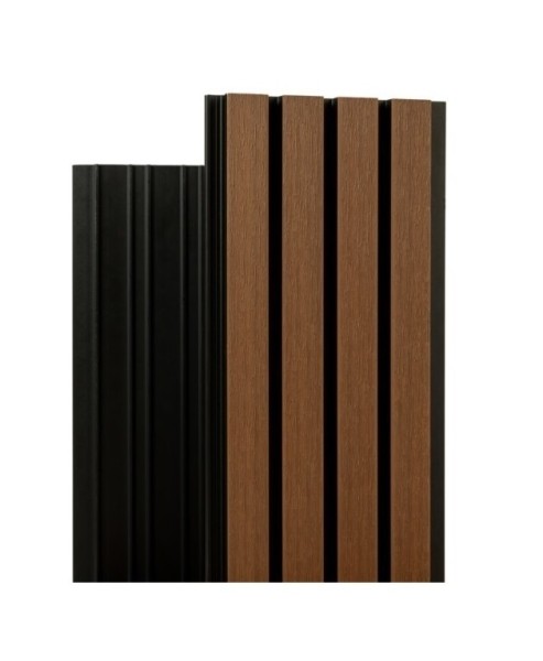 Фасадная реечная панель Ecodecking Скай коэкструзия 200х20х3000 Тик купить в Калаче-на-Дону