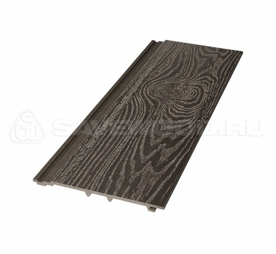 Сайдинг из дпк savewood sw-cedrus тангенциальный распил темно-коричневый купить в Калаче-на-Дону