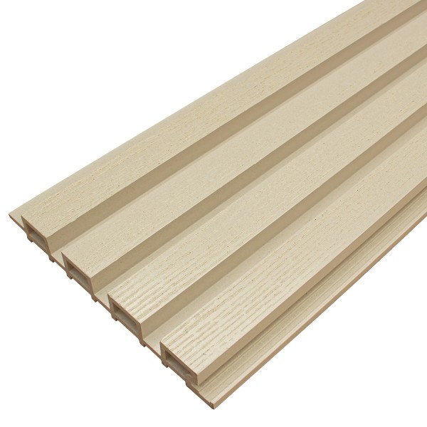 Фасадная доска из ДПК Faynag Wood Рейка Слоновая кость купить в Калаче-на-Дону