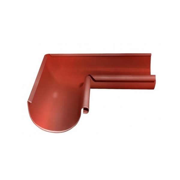 Водосток Grand Line 125x90 – Угол внутренний 90° RAL 8004 купить в Калаче-на-Дону