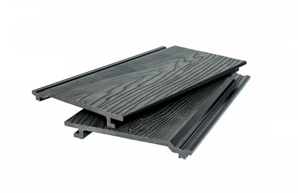 Фасадная доска 3D WOOD BRUSHING, чёрный купить в Калаче-на-Дону