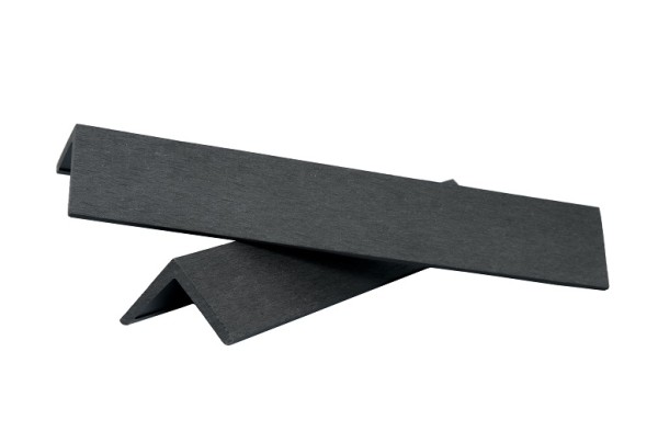 Уголок ДПК завершающий шлифованный SINGARAJA чёрный купить в Калаче-на-Дону