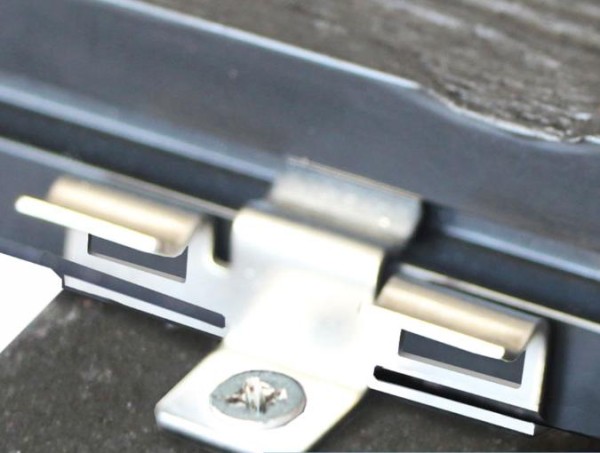 Кляймер промежуточный KRONEX № 7 для каркаса из металлопрофиля и лаги ДПК (упак100 шт) купить в Калаче-на-Дону