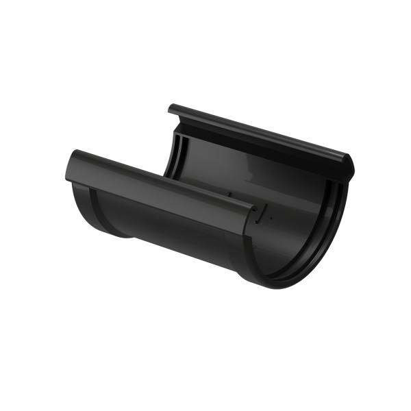 Соединитель Желоба Docke Lux ПВХ - Карбон купить в Калаче-на-Дону