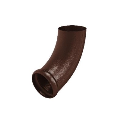 Водосток Aquasistem, Система 125x90 - Отвод трубы декоративный RAL 8017 Коричневый matt