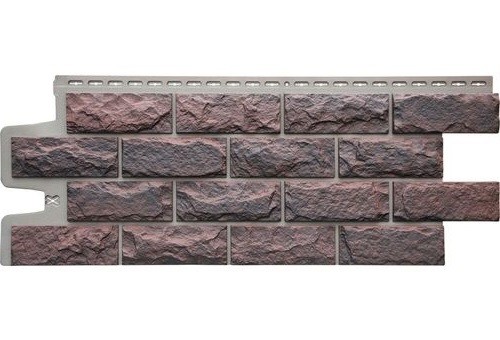 Фасадные панели Grand Line Колотый Камень Кофе, Шов тёмно-бежевый купить в Калаче-на-Дону