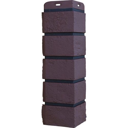 Угол Grand Line состаренный кирпич Элит каштан, ШОВ чёрный купить в Калаче-на-Дону