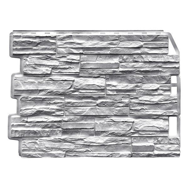 Фасадная панель FineBer, Скол - Светло-серый купить в Калаче-на-Дону