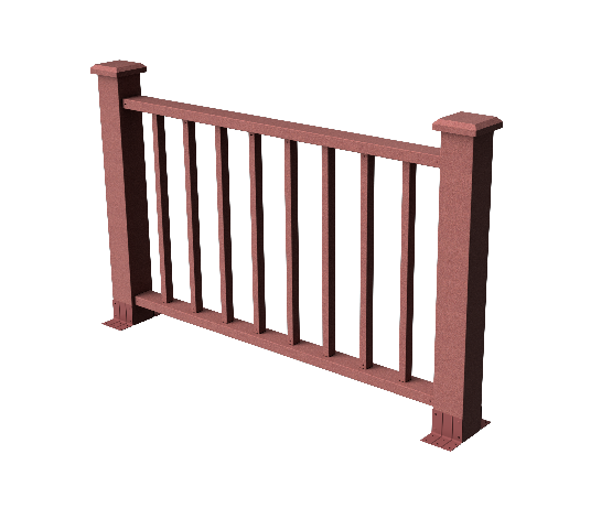 Ограждения декоративное ДПК GRINDERDECO Альма 1500 со скрытым крепежом мербау купить в Калаче-на-Дону