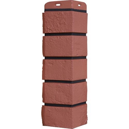 Угол Grand Line состаренный кирпич Элит корица (махагон), ШОВ черный купить в Калаче-на-Дону