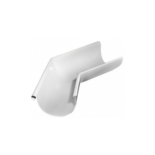 Водосток Grand Line 125x90 – Угол наружный 135° RAL 9003 купить в Калаче-на-Дону