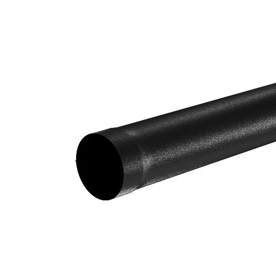 Водосток Aquasistem, система 125x90 - Труба водосточная 3.00м RAL 9005 Чёрный купить в Калаче-на-Дону