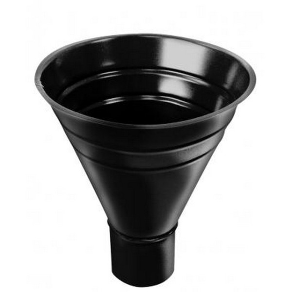 Водосток Grand Line 125x90 –  Воронка водосборная RAL 9005 купить в Калаче-на-Дону