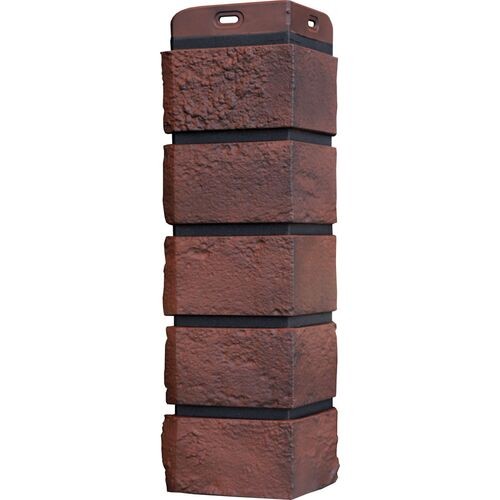 Угол Grand Line состаренный кирпич Элит кофе (жжёный), ШОВ черный купить в Калаче-на-Дону