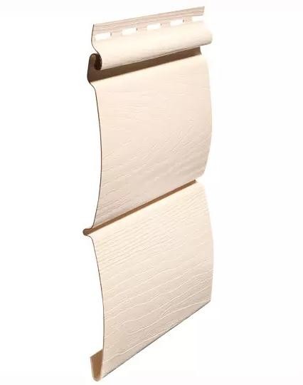 Виниловый сайдинг fineber (файнбер) - серия blockhouse (блокхаус) "бревно", слоновая кость купить в Калаче-на-Дону