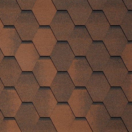 Гибкая черепица Tegola VENETO marrone 423 купить в Калаче-на-Дону