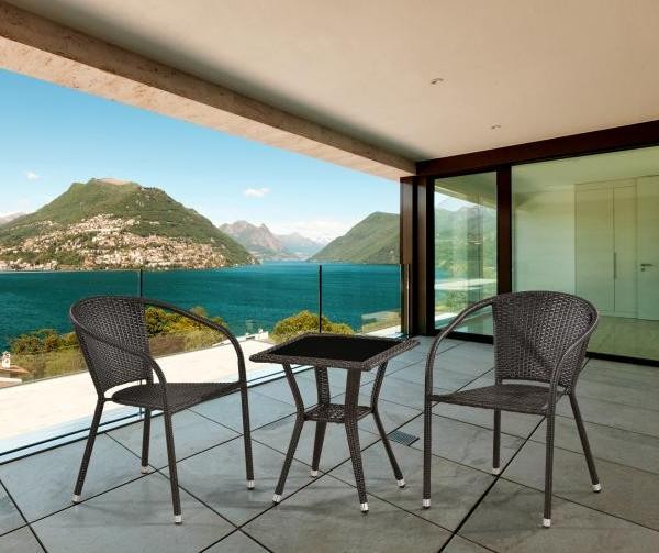 Комплект плетеной мебели AFINA из иск. ротанга T25A/Y137C-W53 Brown 2Pcs купить в Калаче-на-Дону