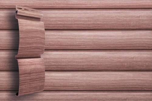 Виниловый сайдинг Grand Line Блок-хаус Tundra - Рябина купить в Калаче-на-Дону