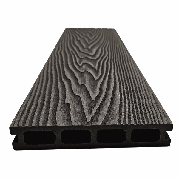 Террасная доская ДПК NanoWood Double 3D Антрацит купить в Калаче-на-Дону