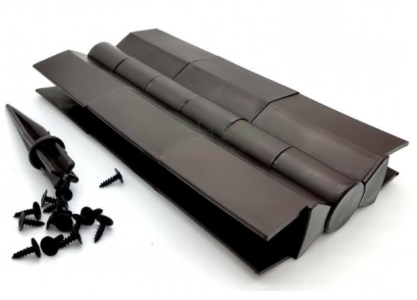 Угловой (стыковочный) шарнир для грядкок ДПК 225мм чёрный купить в Калаче-на-Дону