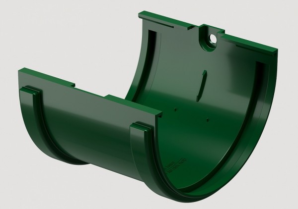 Соединитель желобов ПВХ Docke STANDART зеленый купить в Калаче-на-Дону