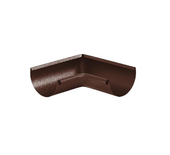 Водосток Aquasistem, Система 125x90 - Угол желоба, внутренний 90° RAL 8017 Коричневый matt купить в Калаче-на-Дону