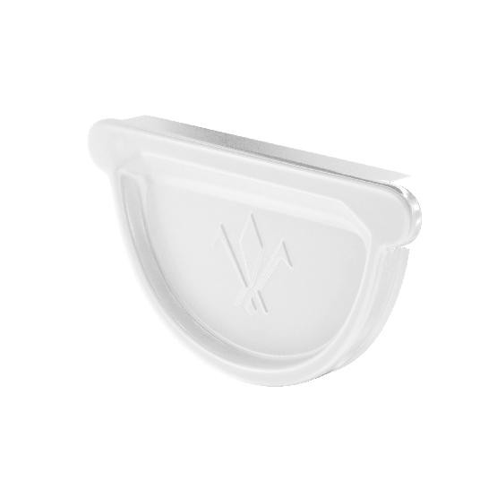 Водосток Aquasistem, система 125x90 - Заглушка универсальная с резиновым уплотнителем RR 20 Белый купить в Калаче-на-Дону