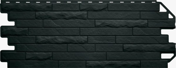 Фасадная панель Цокольный сайдинг Альта-профиль Кирпич-Антик ЭКО Графит купить в Калаче-на-Дону