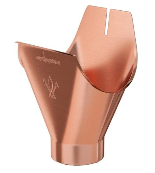 Водосток Aquasistem, система 150/100 - Воронка желоба медная купить в Калаче-на-Дону