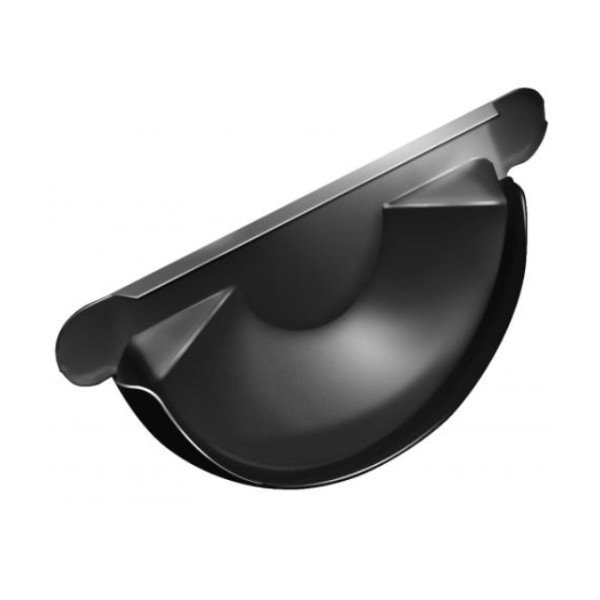 Водосток Grand Line 125x90 – Заглушка желоба RAL 9005 купить в Калаче-на-Дону