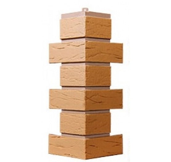 Угол T-Сайдинг-Кирпич Саман Бежевый купить в Калаче-на-Дону