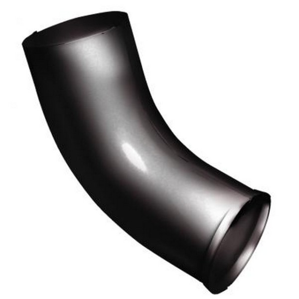 Водосток Grand Line 125x90 – Колено сливное RAL 9005 купить в Калаче-на-Дону