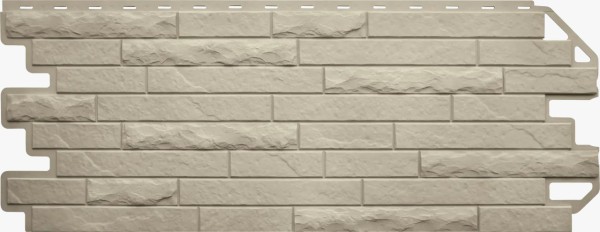 Фасадная панель Цокольный сайдинг Альта-профиль Кирпич-Антик ЭКО Кремовый купить в Калаче-на-Дону