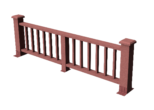 Ограждения декоративное ДПК GRINDERDECO Троя мербау купить в Калаче-на-Дону