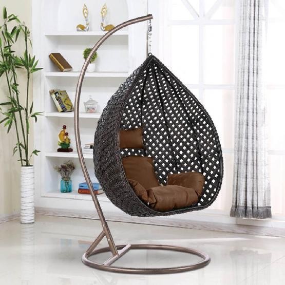 Кресло Подвесное из искусственного ротанга AFM-250B-L Brown купить в Калаче-на-Дону