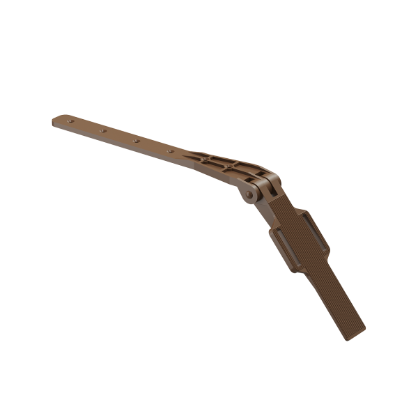 Крепление регулируемое для кронштейна желоба Docke Premium ПВХ - Каштан купить в Калаче-на-Дону