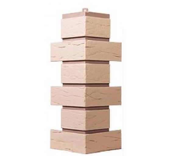 Угол T-Сайдинг-Кирпич Саман Желтый купить в Калаче-на-Дону