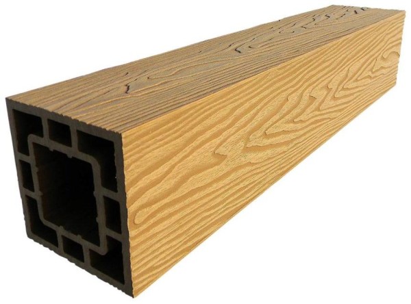 Столб опорный ДПК 3D GardenParkett фактура дерева Бук купить в Калаче-на-Дону