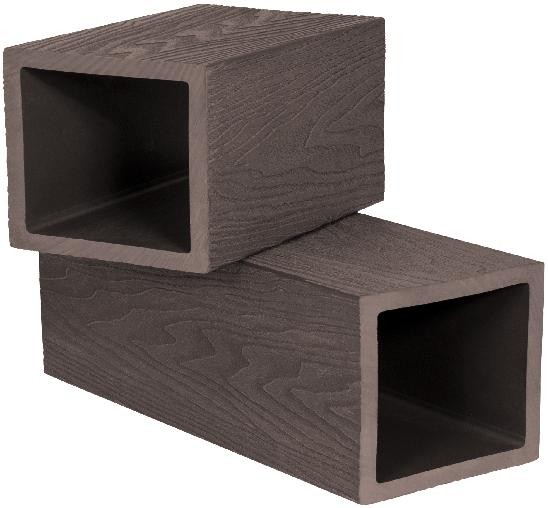 Столб опорный Polivan SINGARAJA 3D фактура дерева, темно-коричневый купить в Калаче-на-Дону