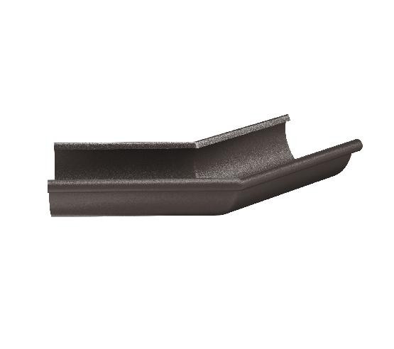 Водосток Aquasistem, Система 125x90 - Угол желоба, наружный 135° RR 32 Тёмно-коричневый matt купить в Калаче-на-Дону